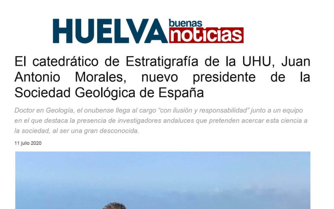 El catedrático de Estratigrafía de la UHU, Juan Antonio Morales, nuevo presidente de la Sociedad Geológica de España