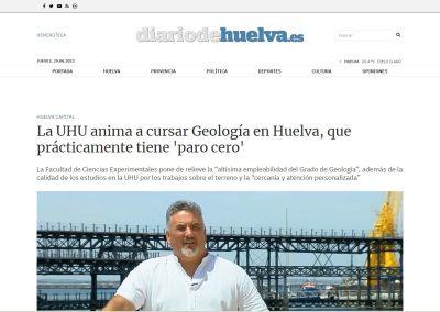 cursar Geología en Huelva, que prácticamente tiene ‘paro cero’